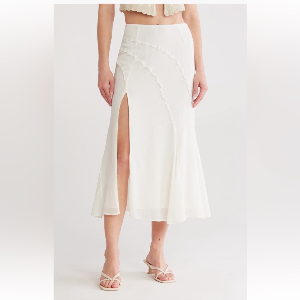 NWOT Cult Gaia High Waisted Dallas Midi Skirt with Slit
